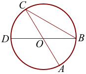 Otrezki AC i BD - diametry okruzhnosti s centrom O